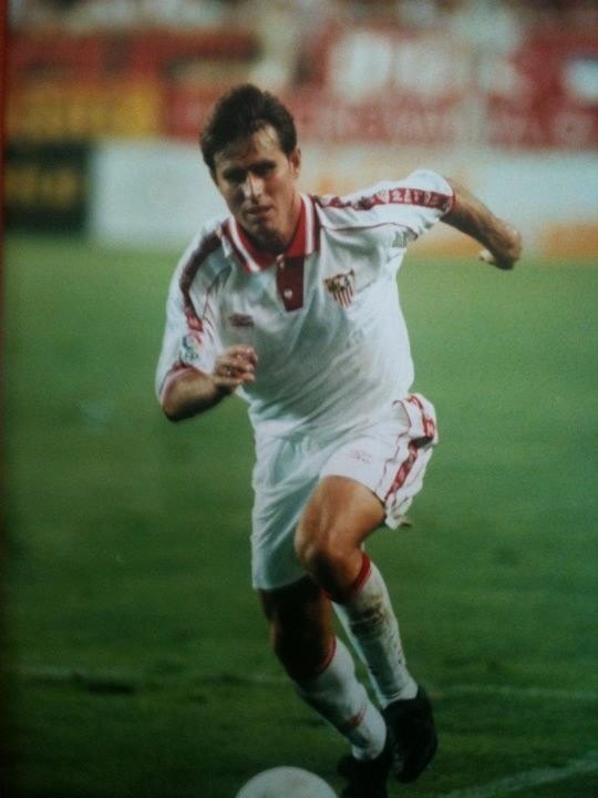 Nando con el Sevilla FC