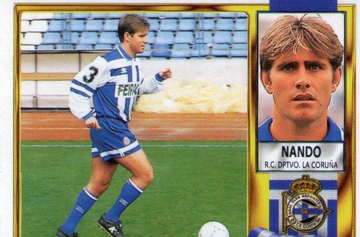 Nando con el RC Deportivo